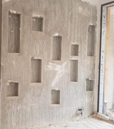 Wall stone decoration