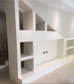 Gypsum work